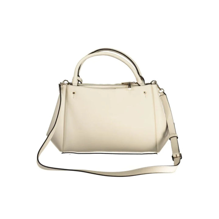 Guess Jeans Bianco Poliuretano Women Handbag