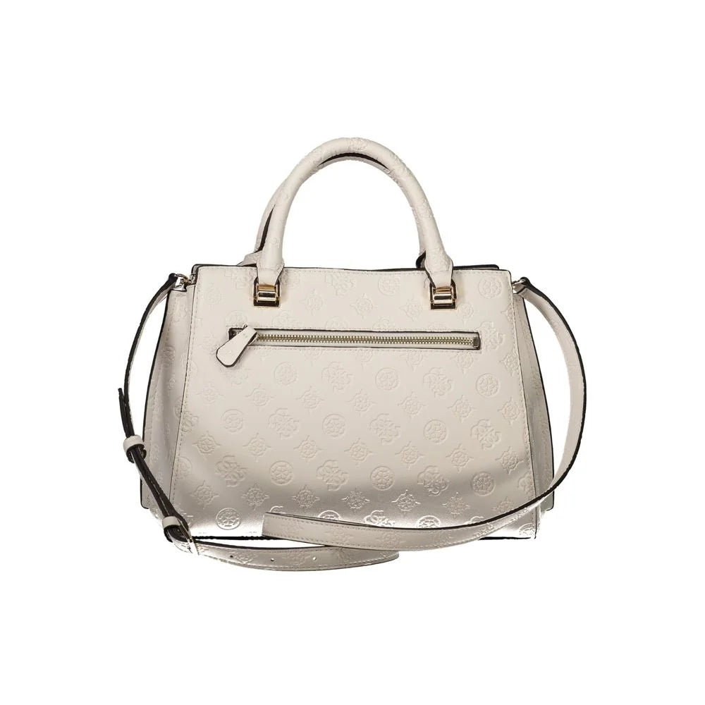 Guess Jeans Bianco Polyurethane Women Handbag