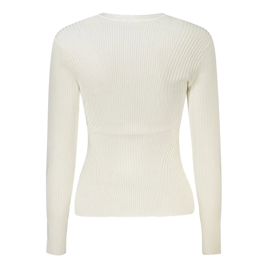 Guess Jeans Bianco Viscosa Women Sweater