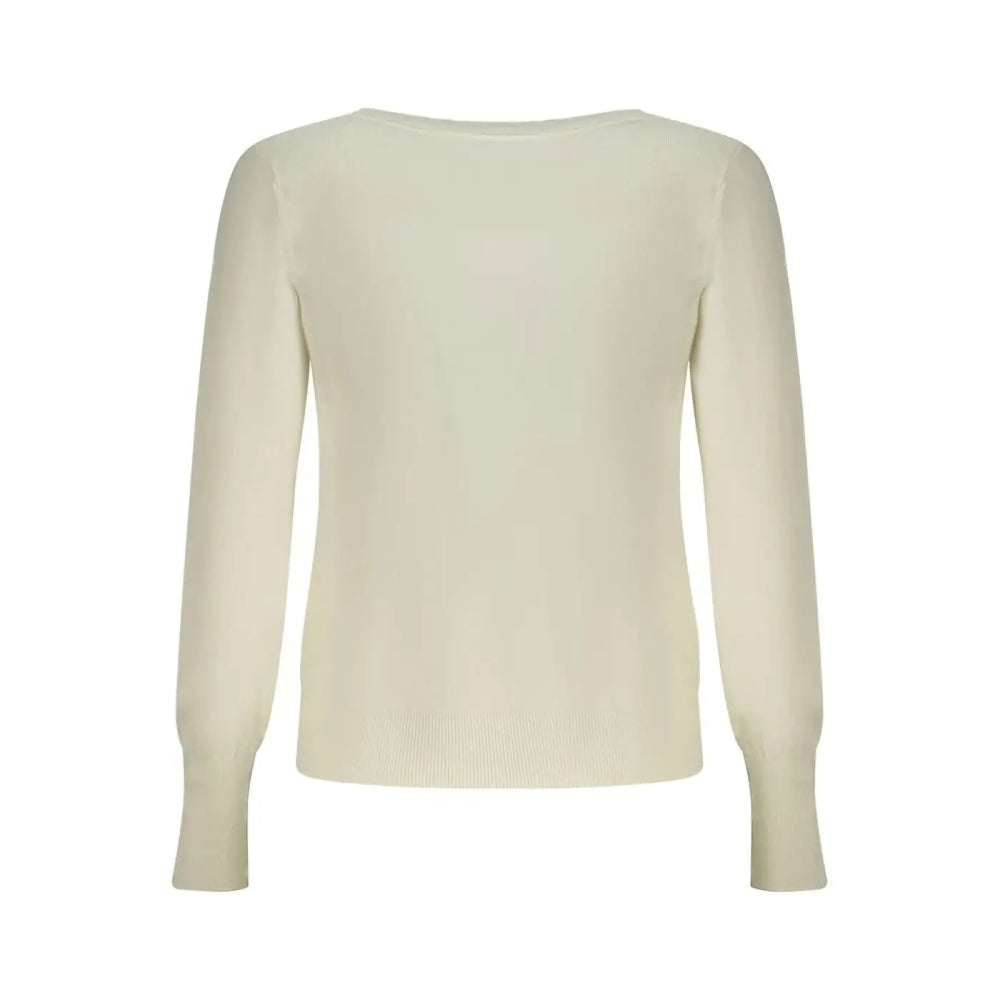 Guess Jeans Bianco Viscosa Womens Cardigan