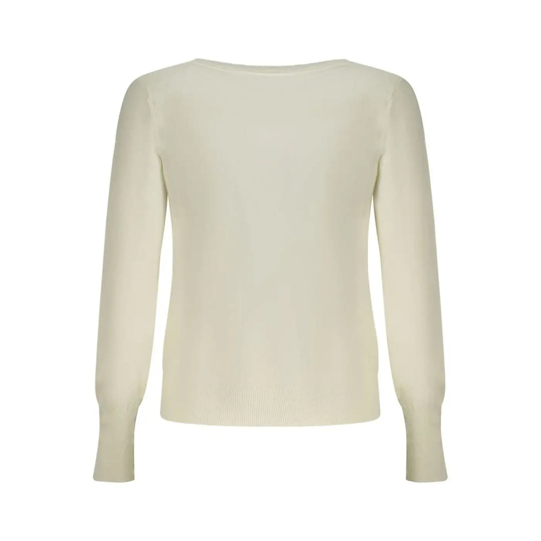 Guess Jeans Bianco Viscosa Womens Cardigan