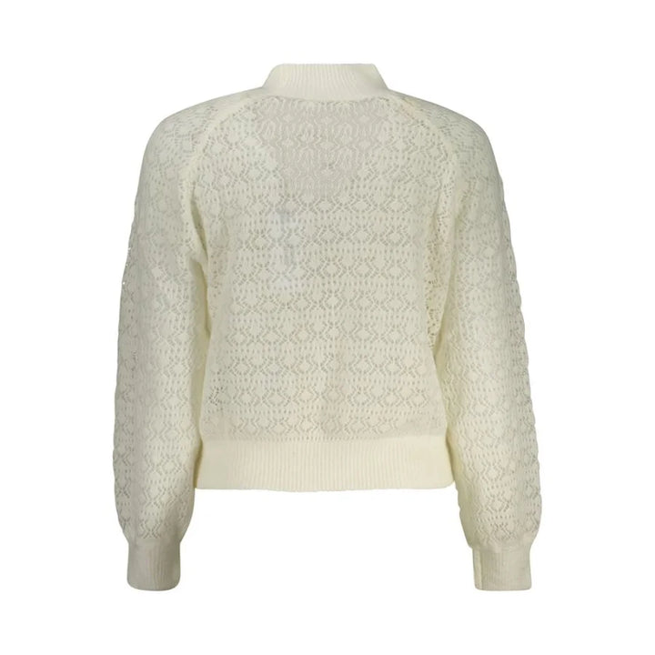 Guess Jeans Bianco Wool Women Sweater
