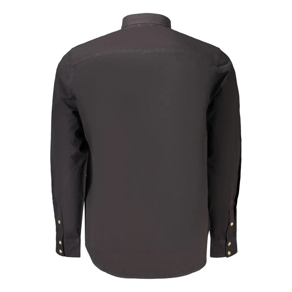 Guess Jeans Black Cotton Men’s Shirt