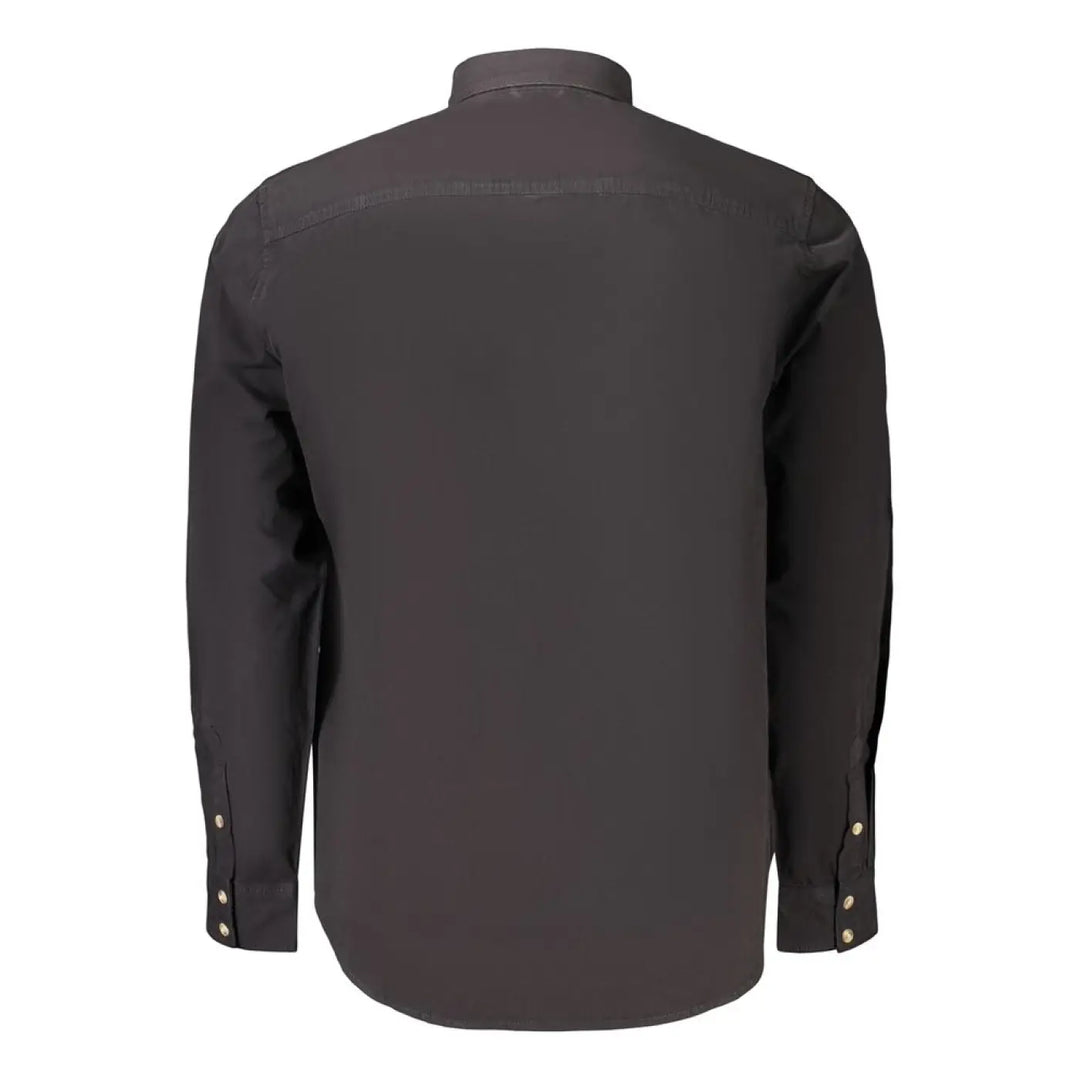 Guess Jeans Black Cotton Men’s Shirt