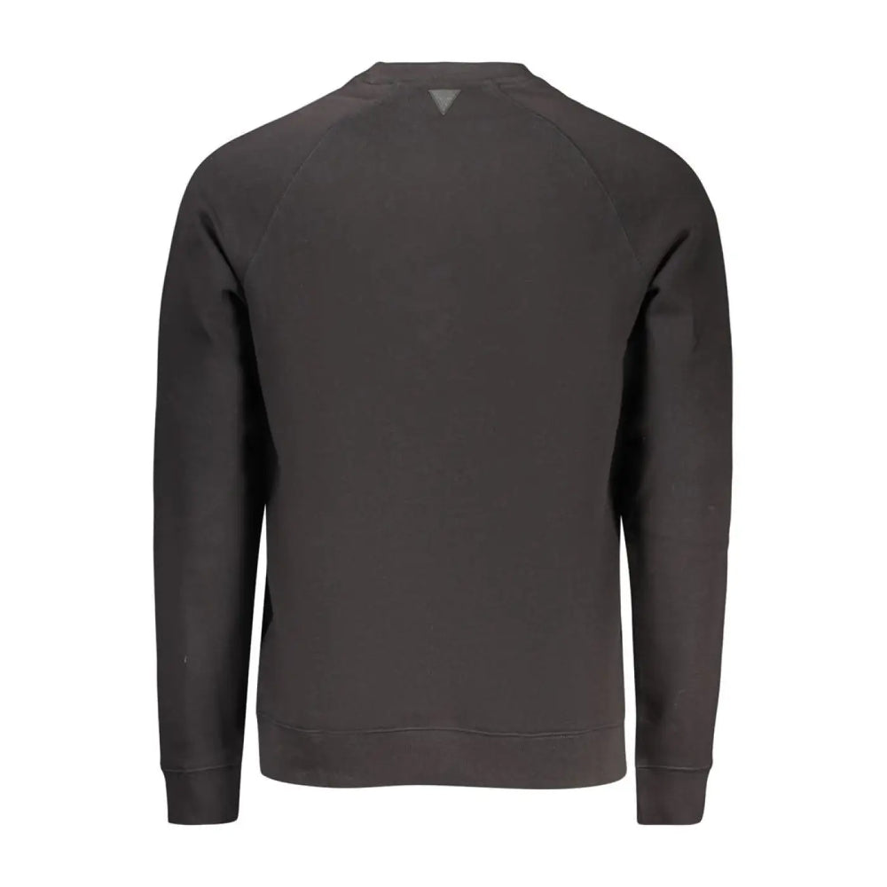 Guess Jeans Black Cotton Men’s Sweatshirt