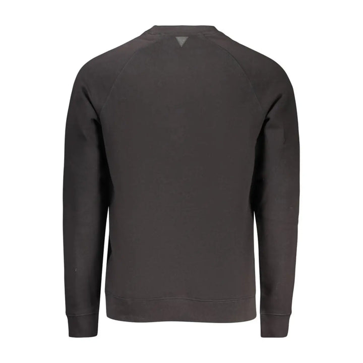 Guess Jeans Black Cotton Men’s Sweatshirt