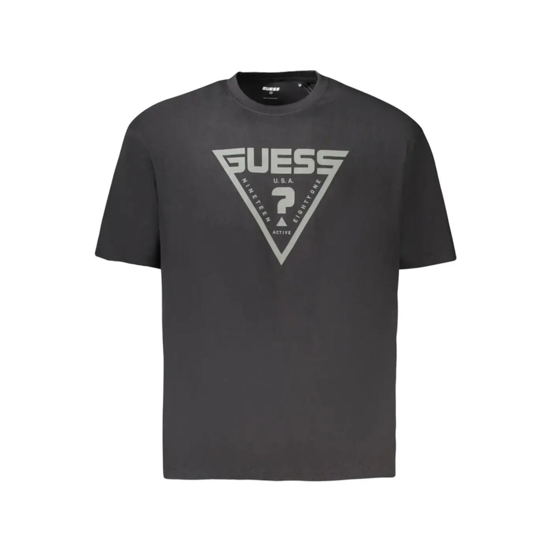 Guess Jeans Black Cotton Men’s T-shirt