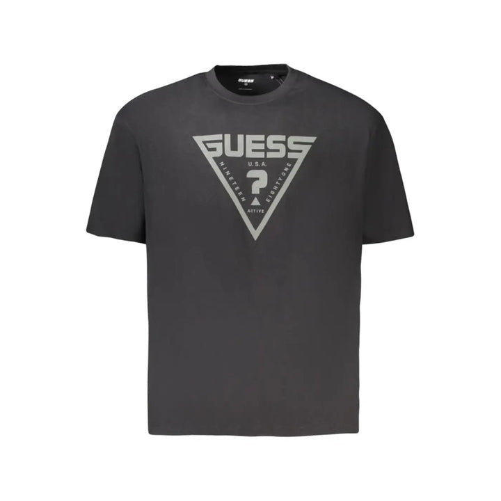 Guess Jeans Black Cotton Men’s T-shirt