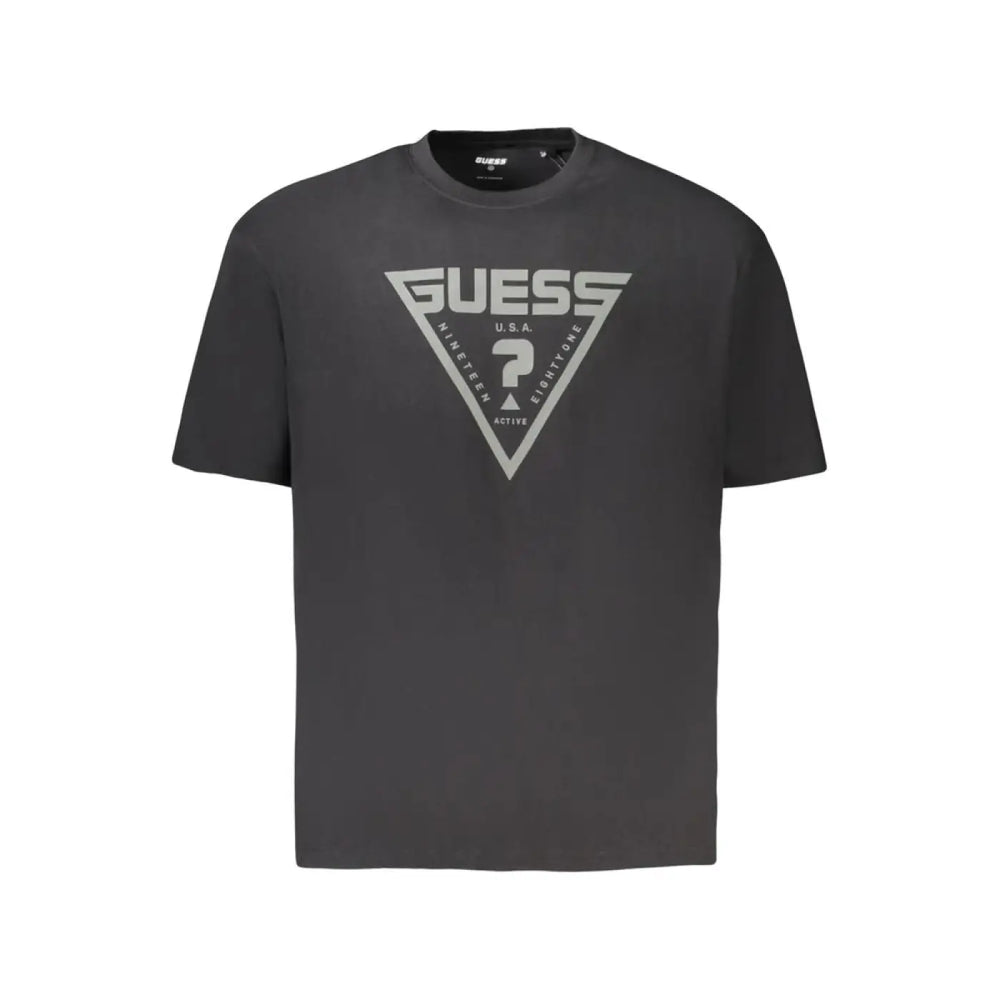 Guess Jeans Black Cotton Men’s T-shirt