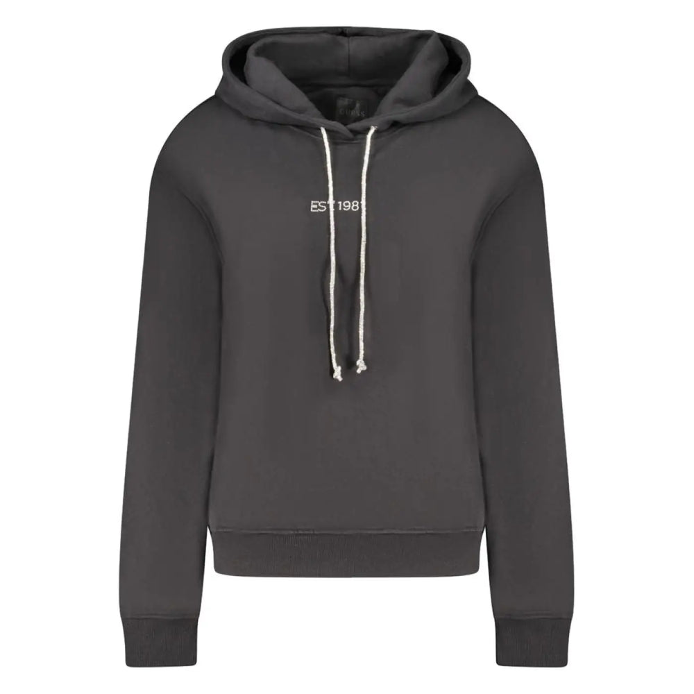 Guess Jeans Black Cotton Women Sweatshirt