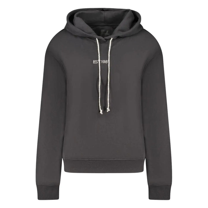 Guess Jeans Black Cotton Women Sweatshirt