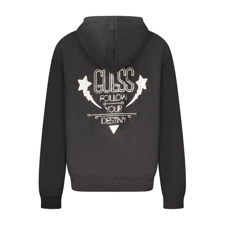 Guess Jeans Black Cotton Women Sweatshirt