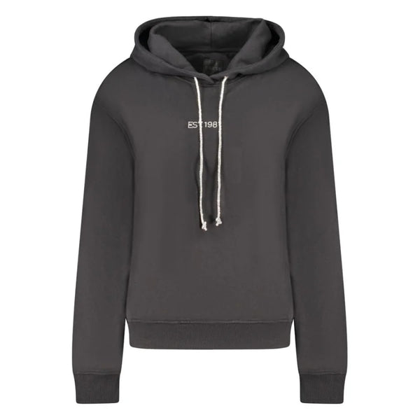 Guess Jeans Black Cotton Women Sweatshirt