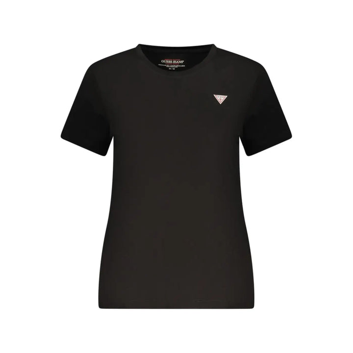 Guess Jeans Black Cotton Women T-shirt