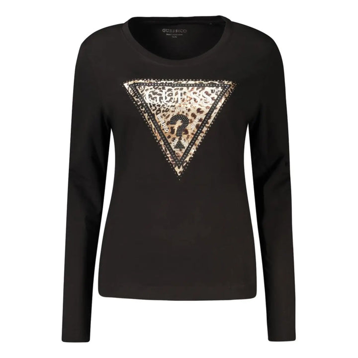 Guess Jeans Black Cotton Women’s T-shirt