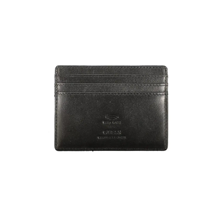 Guess Jeans Black Leather Men Wallet