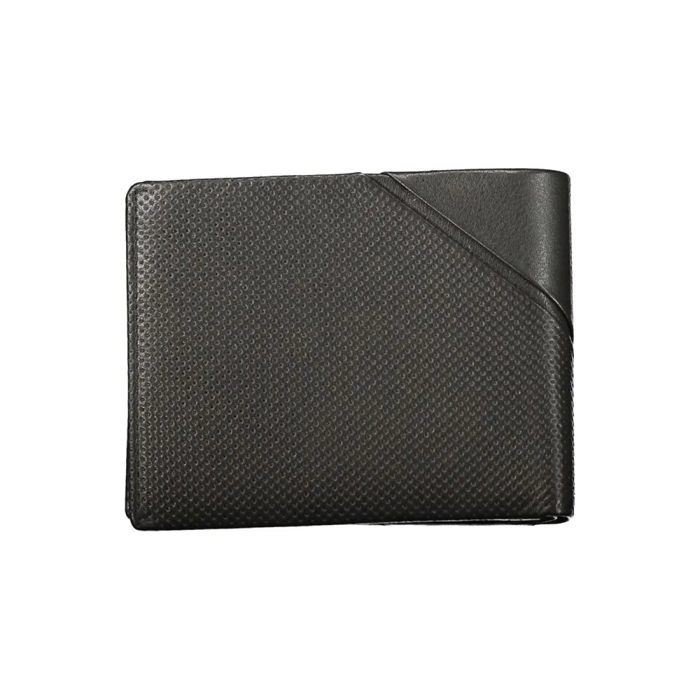 Guess Jeans Black Leather Men’s Wallet