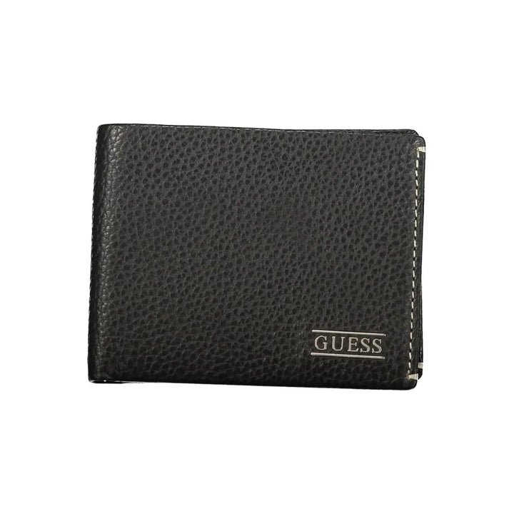 Guess Jeans Black Leather Men’s Wallet
