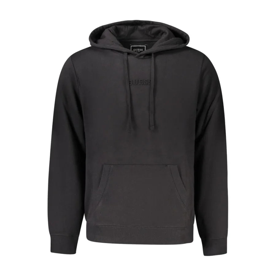 Guess Jeans Black Organic Cotton Men’s Hoodie