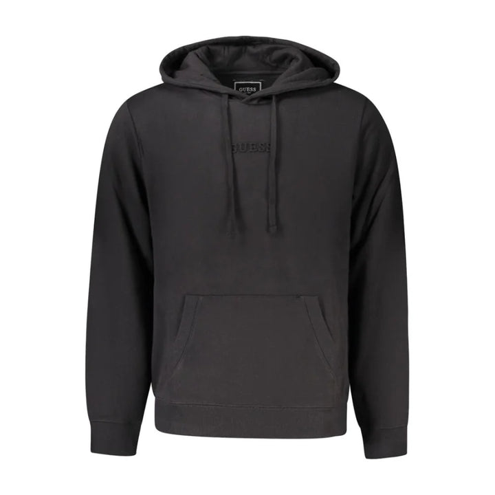 Guess Jeans Black Organic Cotton Men’s Hoodie