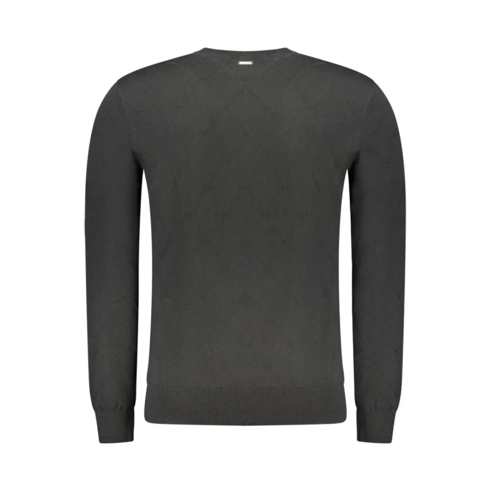 Guess Jeans Black Polyester Men Sweater