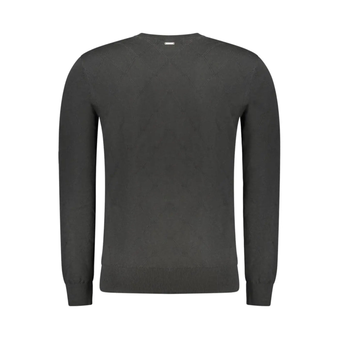 Guess Jeans Black Polyester Men Sweater