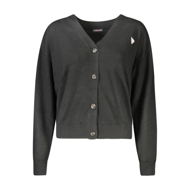 Guess Jeans Black Polyester Women’s Cardigan