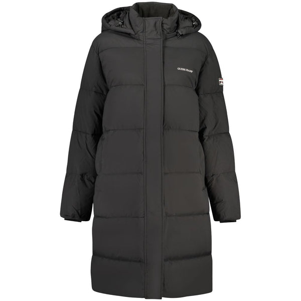 Guess Jeans Puffer Jackets - Black Polyester Women’s Jacket