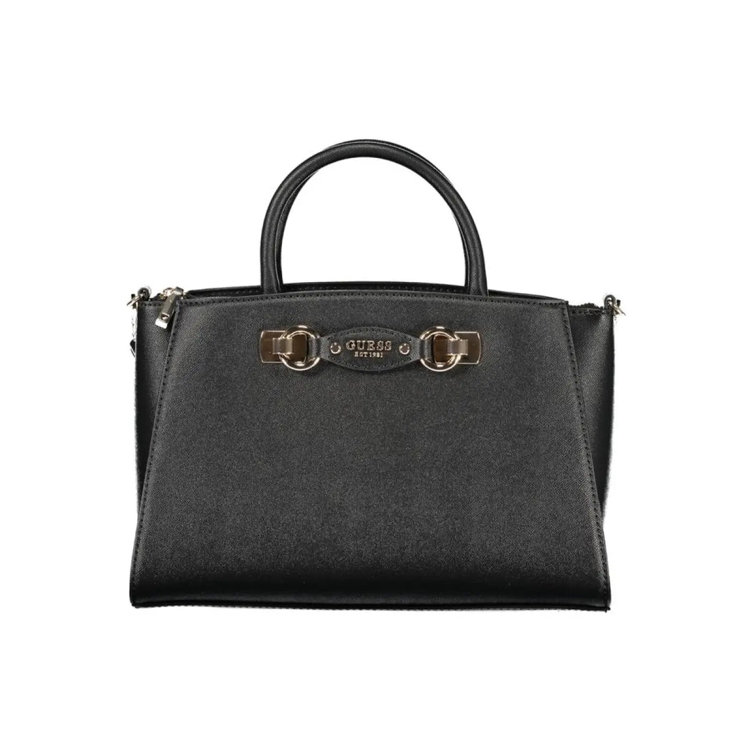 Guess Jeans Black Polyurethane Women Handbag