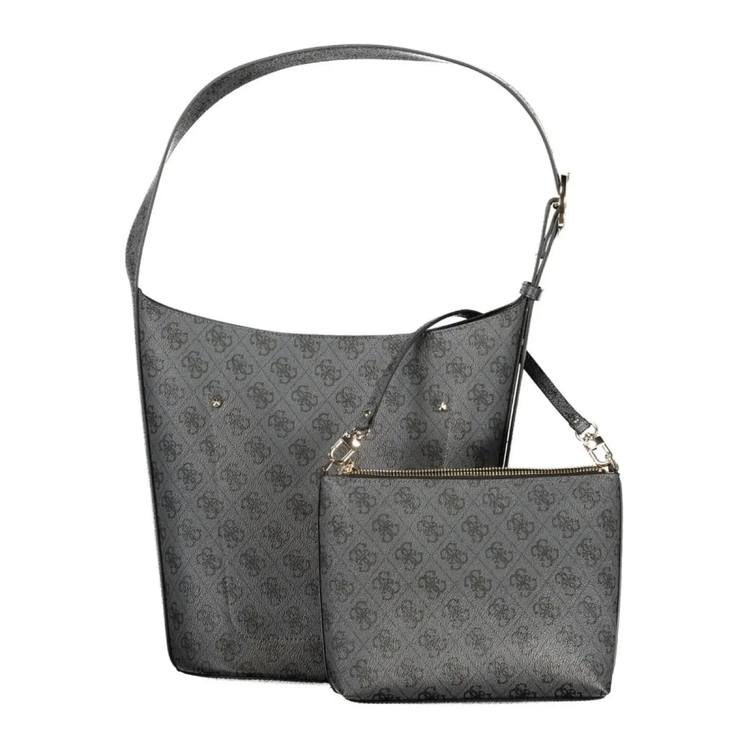 Guess Jeans Black Polyurethane Women Handbag