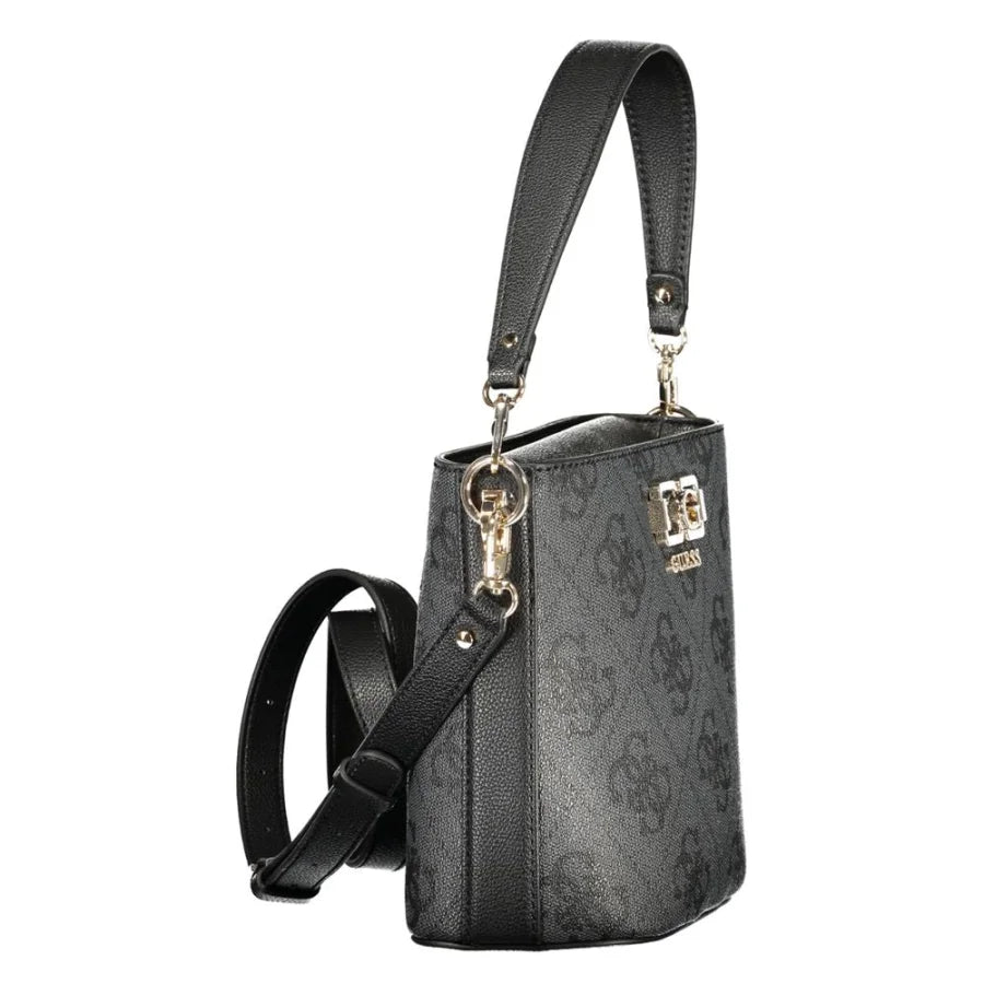 Guess Jeans Black Polyurethane Women Handbag