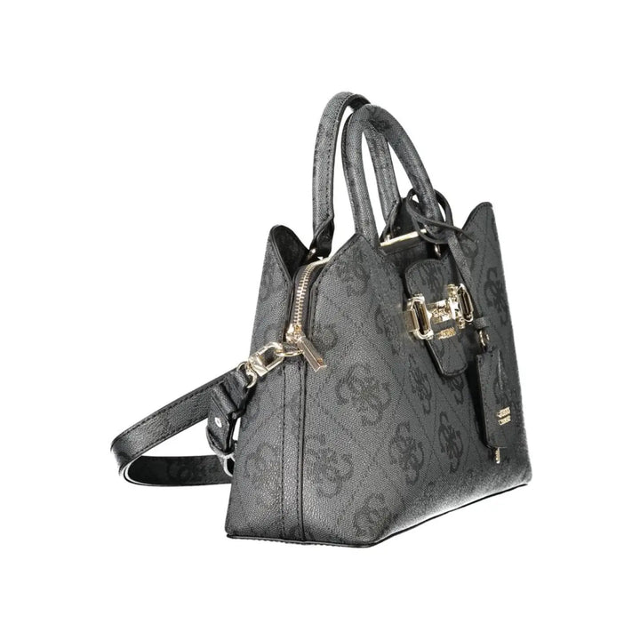 Guess Jeans ’Black Polyurethane Women Handbag’