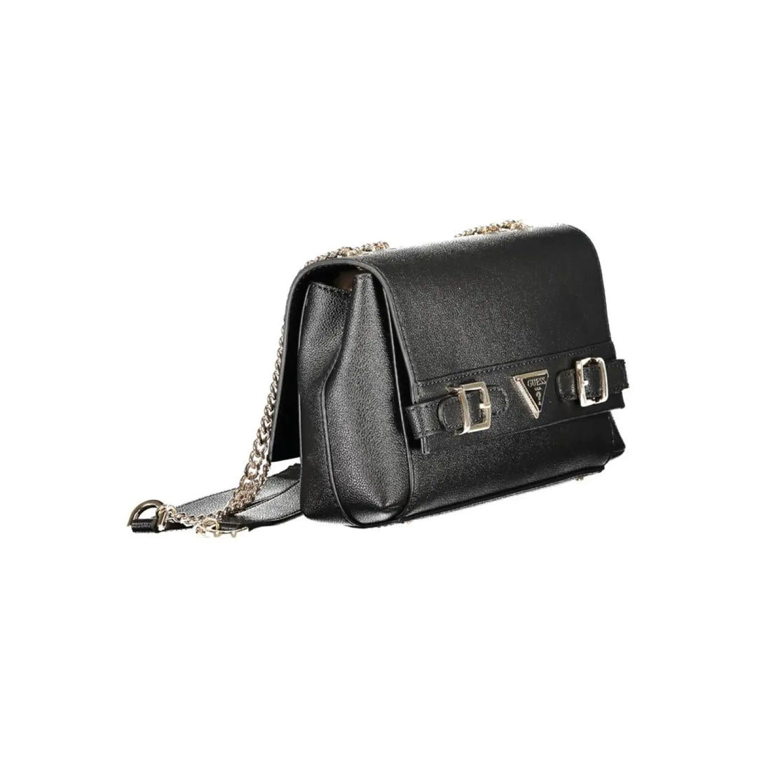 Guess Jeans Black Polyurethane Women Handbag
