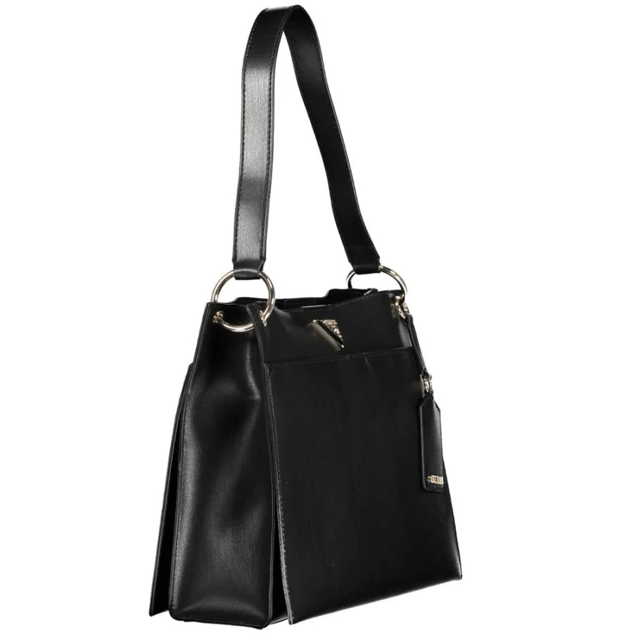 Guess Jeans Black Polyurethane Women Handbag