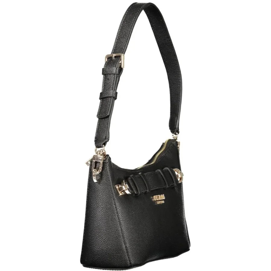 Guess Jeans Black Polyurethane Women Handbag