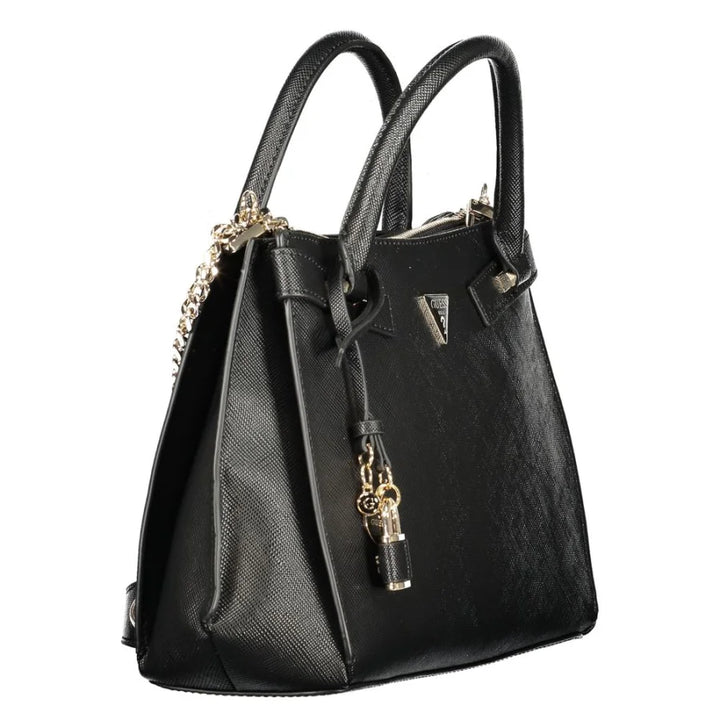 Guess Jeans Black Polyurethane Women Handbag