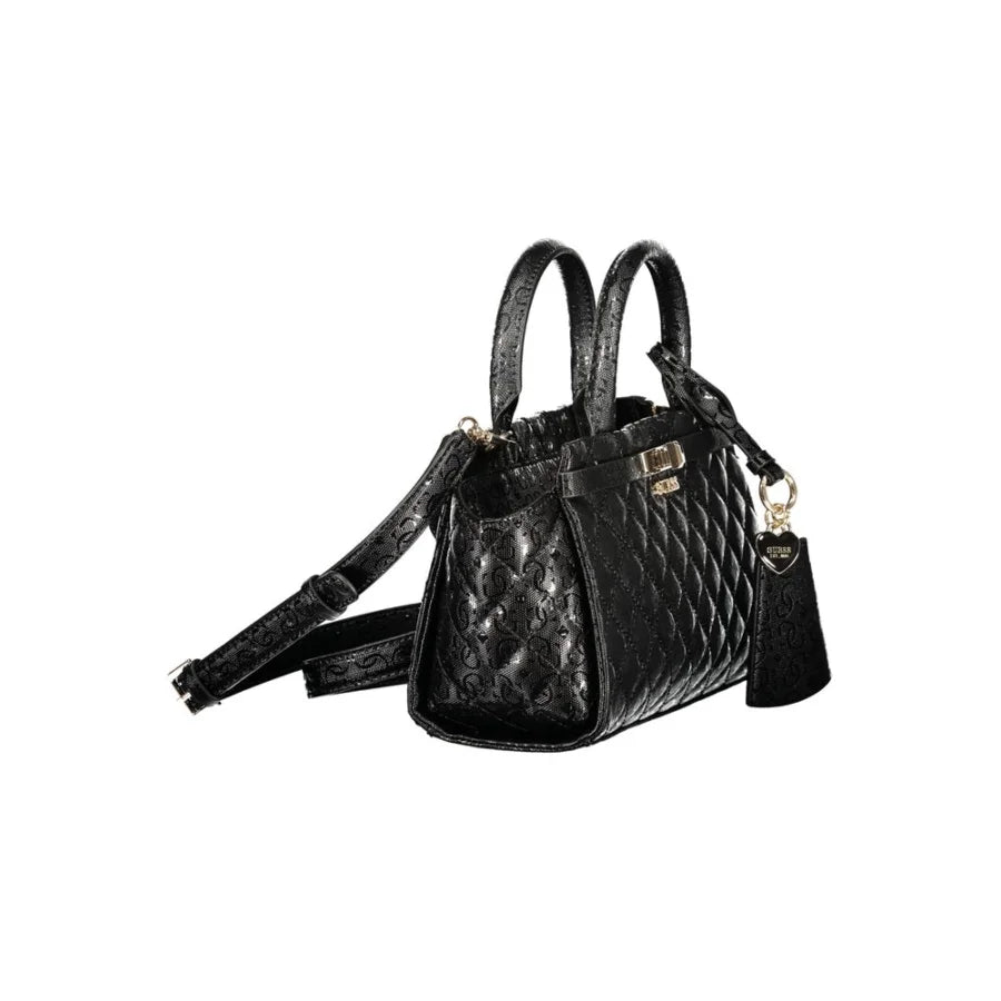 Guess Jeans Black Polyurethane Women Handbag