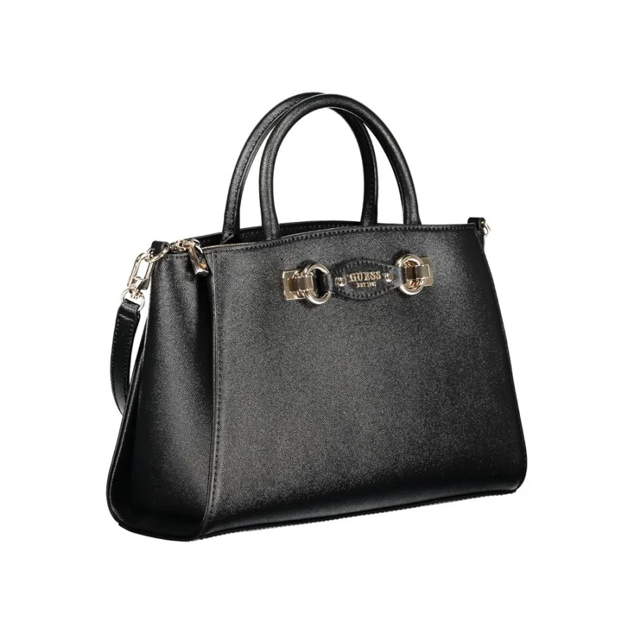 Guess Jeans - Black Polyurethane Women Handbag