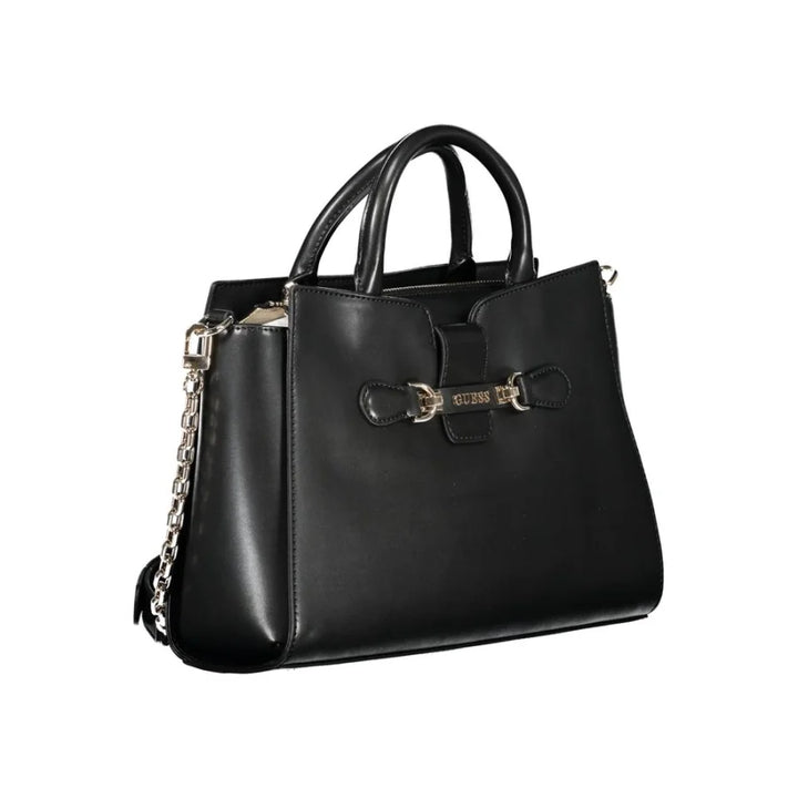 Guess Jeans Black Polyurethane Women Handbag