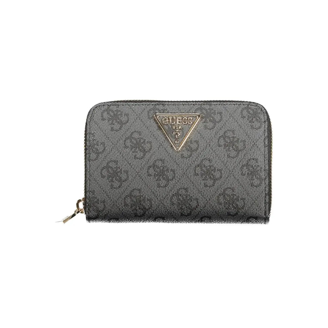 Guess Jeans Black Polyurethane Women Wallet