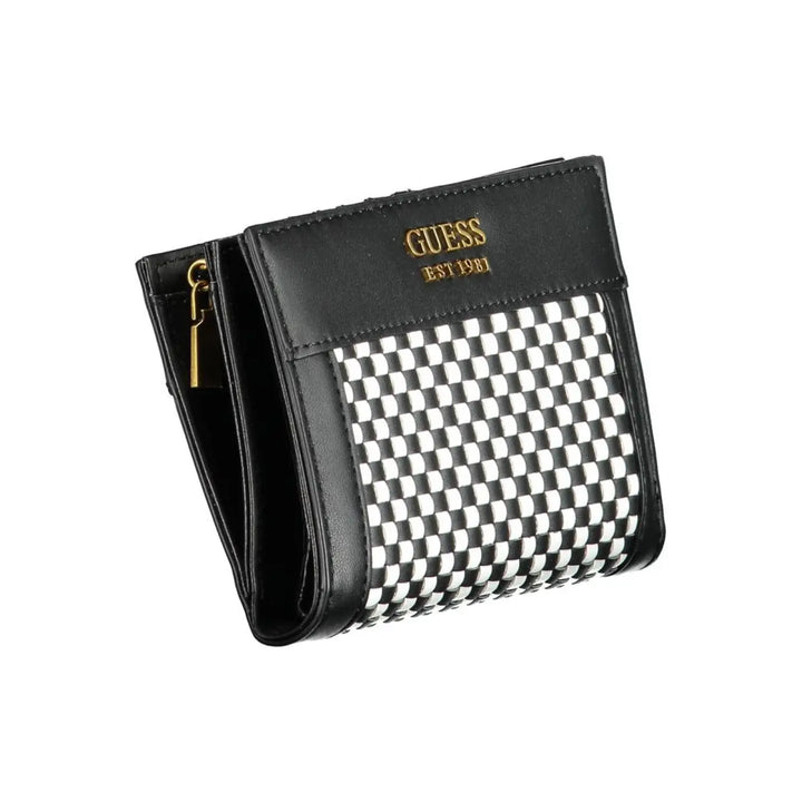 Guess Jeans Black Polyurethane Women Wallet