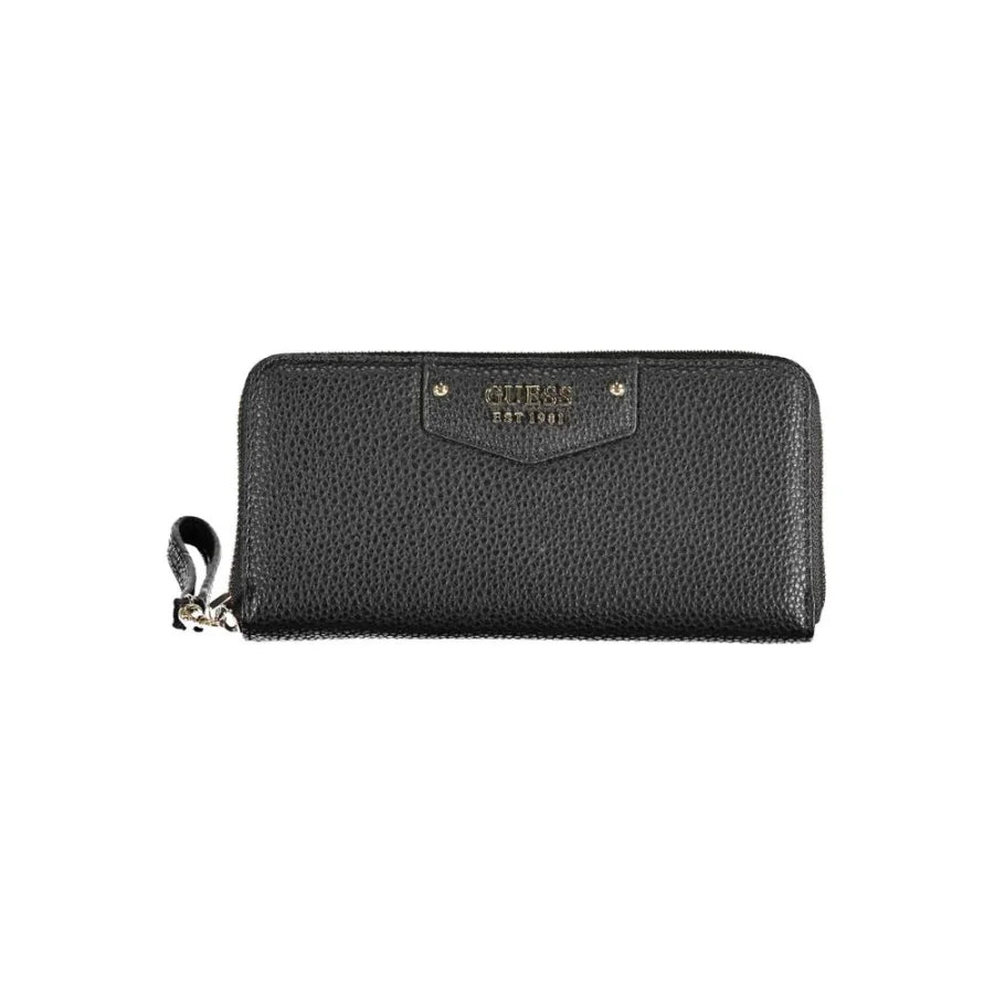 Guess Jeans Black Polyurethane Women Wallet
