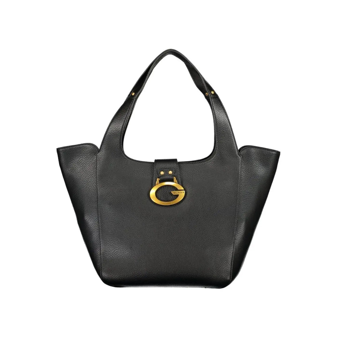 Guess Jeans Black Polyurethane Women’s Bag