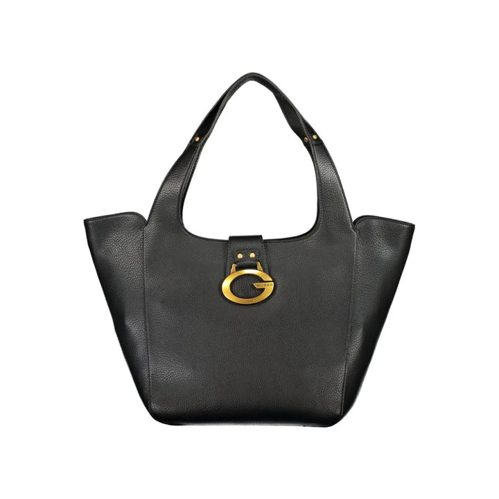 Guess Jeans Black Polyurethane Women’s Bag