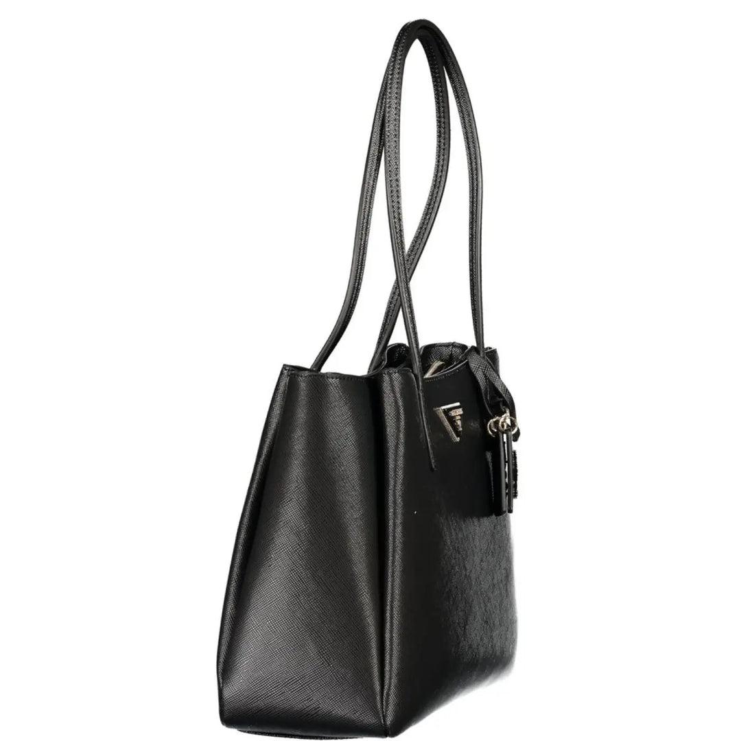 Guess Jeans Black Polyurethane Women’s Bag