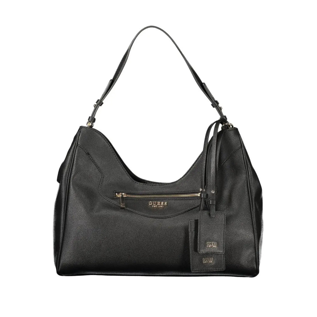 Guess Jeans Black Polyurethane Women’s Bag