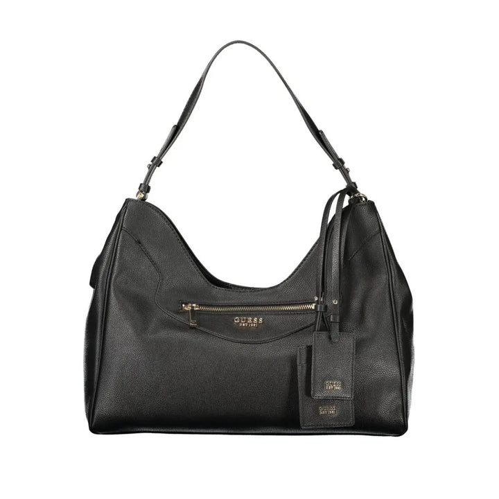 Guess Jeans Black Polyurethane Women’s Bag