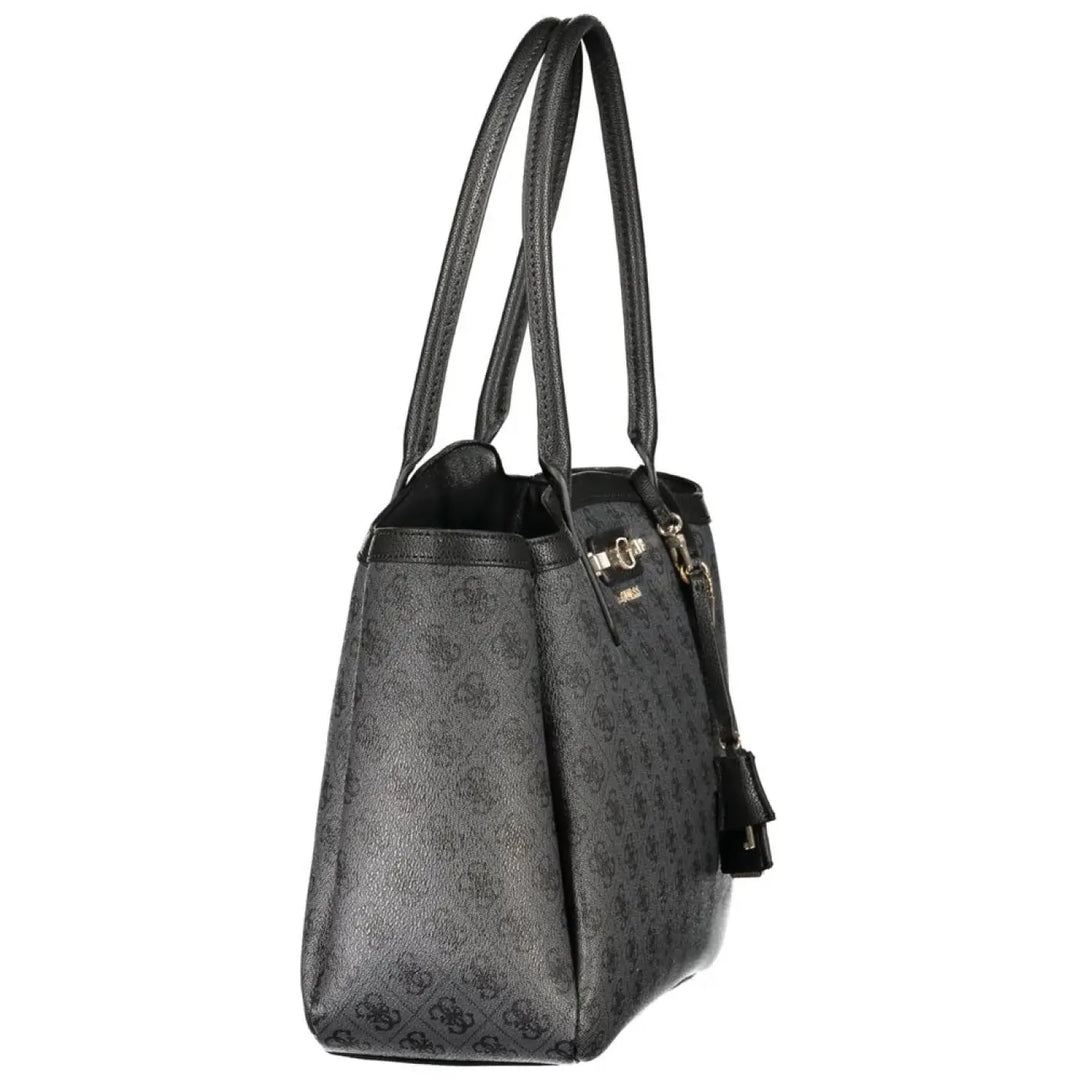 Guess Jeans Black Polyurethane Women’s Bag