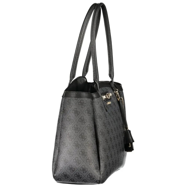 Guess Jeans Black Polyurethane Women’s Bag