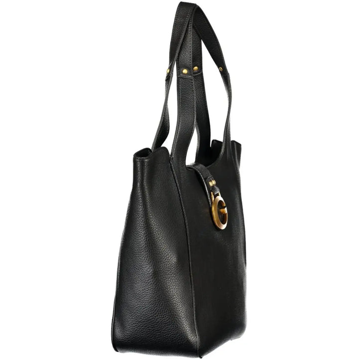Guess Jeans Black Polyurethane Women’s Bag